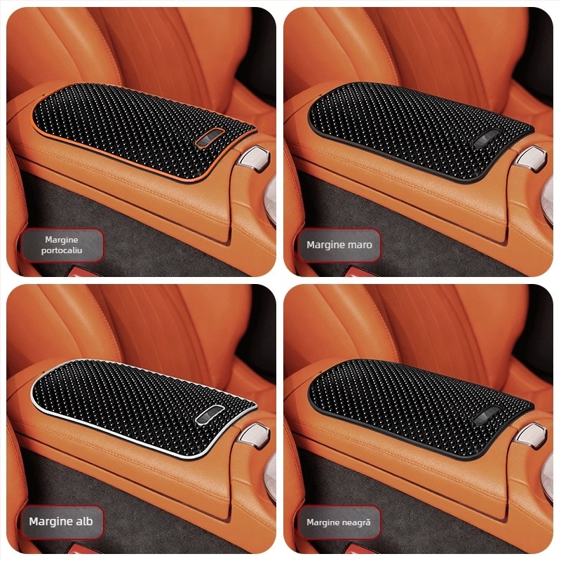 Fangmeng PVC pernă de protecție pentru cutia de la suportul de cotiera cu granule antiderapante – Compatibil universal, Personalizare disponibilă, Produs 8YT674892276475