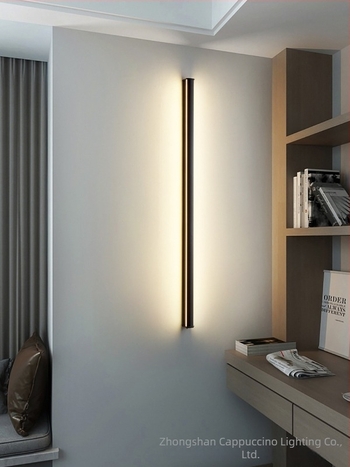 Lampa de perete, stil minimalist modern (abajur din aluminiu; LED; 220V; 600)
