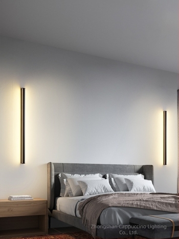 Lampa de perete, stil minimalist modern (abajur din aluminiu; LED; 220V; 600)