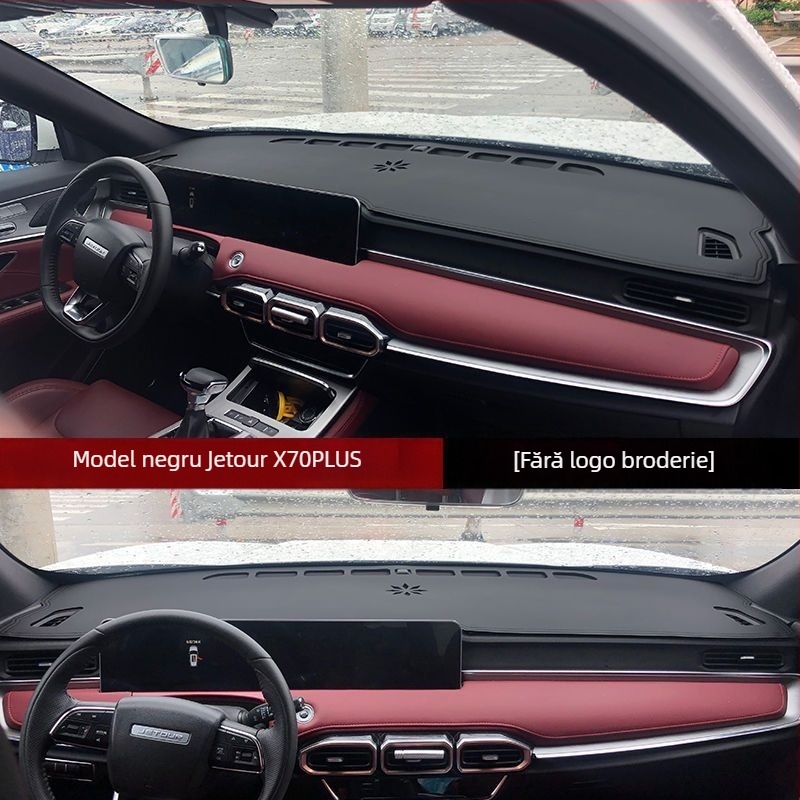 Covor interior de protecție solară cu bază antiderapantă, pentru Jietu X70Plus 90, broderie din piele, imprimare de logo, marcă privată autorizată