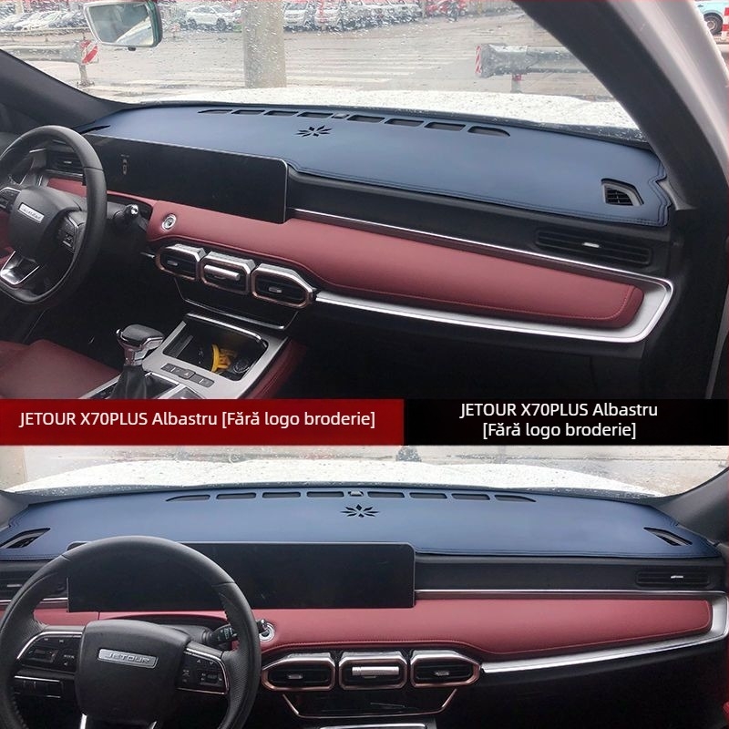 Covor interior de protecție solară cu bază antiderapantă, pentru Jietu X70Plus 90, broderie din piele, imprimare de logo, marcă privată autorizată