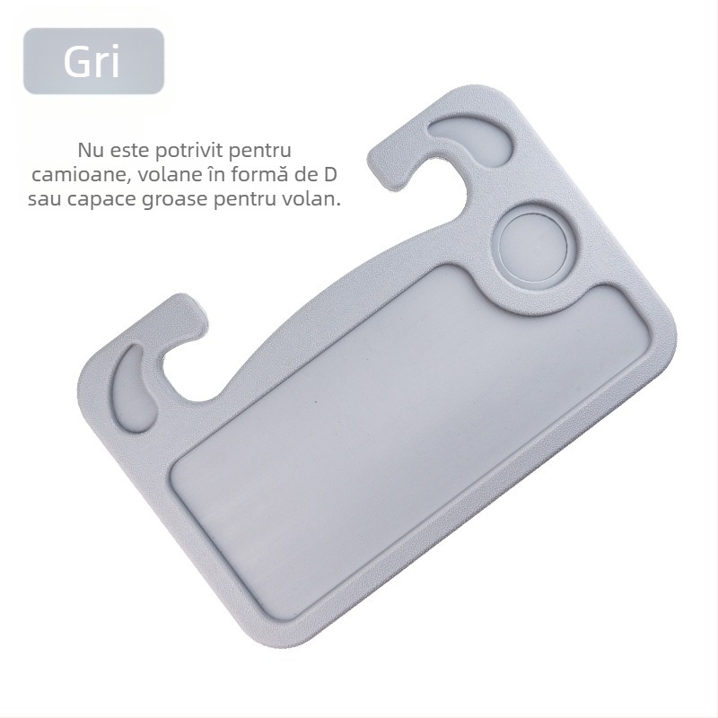 Masă pentru volanul mașinii — Material ABS, Model Dinner Plate, Imprimare logo disponibilă, Personalizare disponibilă