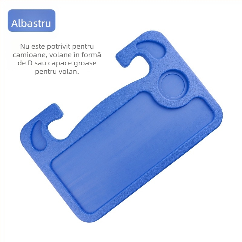 Masă pentru volanul mașinii — Material ABS, Model Dinner Plate, Imprimare logo disponibilă, Personalizare disponibilă