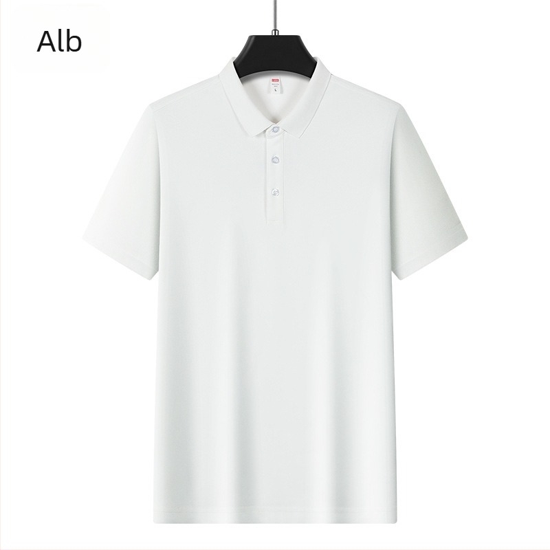 Tricou polo pentru bărbați din Ice Silk, mâneci scurte, 96% poliester