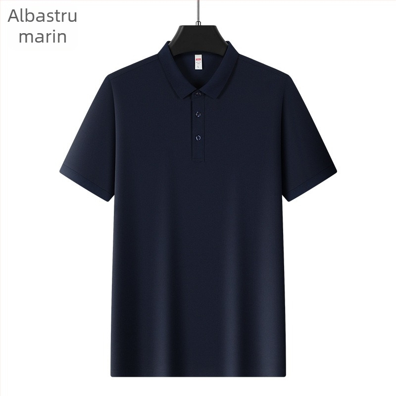 Tricou polo pentru bărbați din Ice Silk, mâneci scurte, 96% poliester