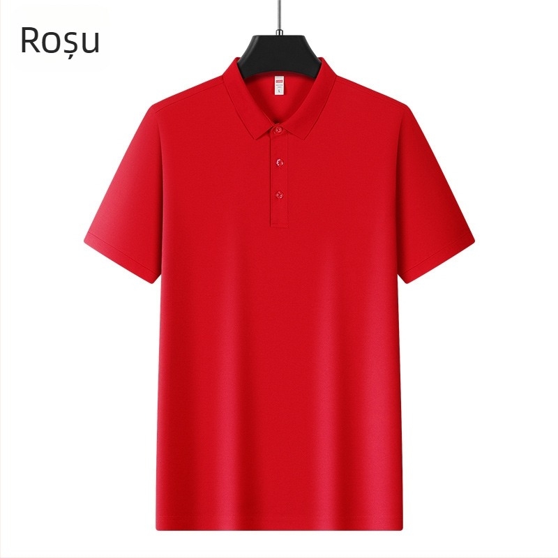 Tricou polo pentru bărbați din Ice Silk, mâneci scurte, 96% poliester