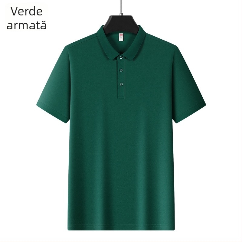 Tricou polo pentru bărbați din Ice Silk, mâneci scurte, 96% poliester