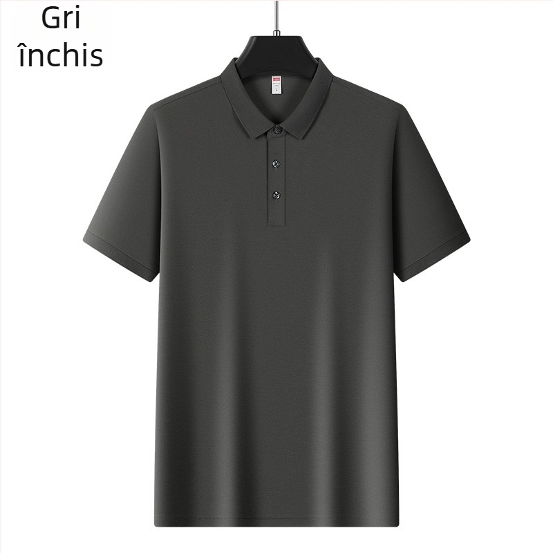 Tricou polo pentru bărbați din Ice Silk, mâneci scurte, 96% poliester