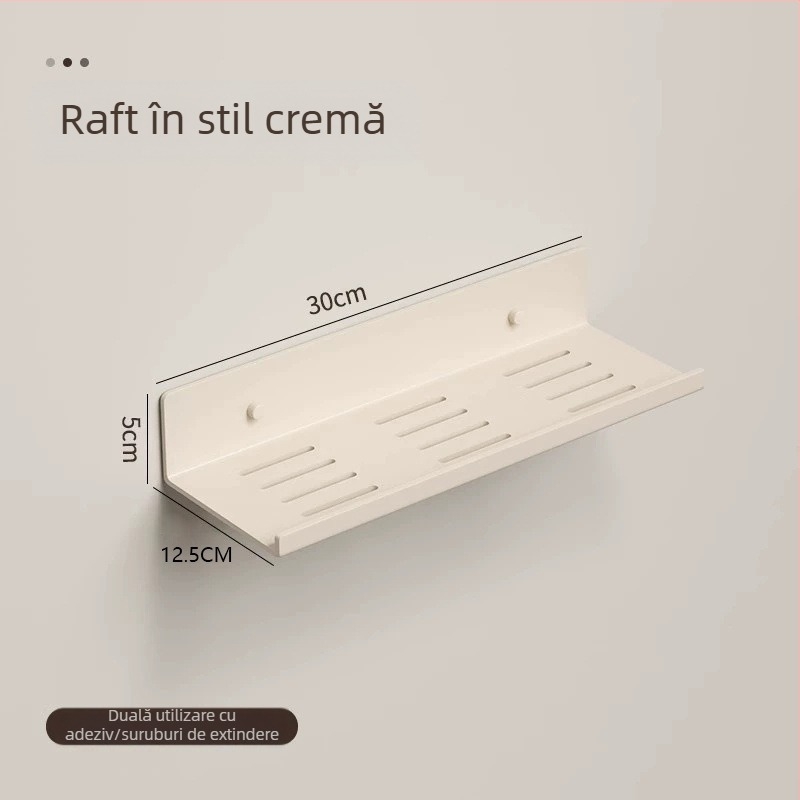 Raft de depozitare pentru baie, Aluminiu Space, încărcare 20 kg, strat unic, suprafață cu pulverizare fără praf, tavă de scurgere anti-oxidare, Wenzhou, Zhejiang