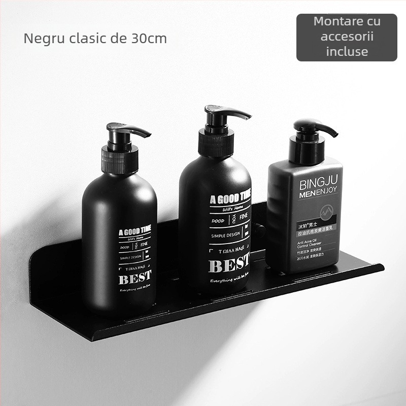 Raft de depozitare pentru baie, Aluminiu Space, încărcare 20 kg, strat unic, suprafață cu pulverizare fără praf, tavă de scurgere anti-oxidare, Wenzhou, Zhejiang