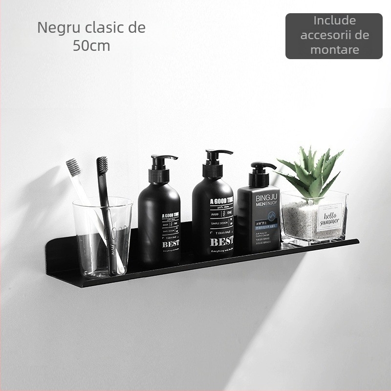 Raft de depozitare pentru baie, Aluminiu Space, încărcare 20 kg, strat unic, suprafață cu pulverizare fără praf, tavă de scurgere anti-oxidare, Wenzhou, Zhejiang