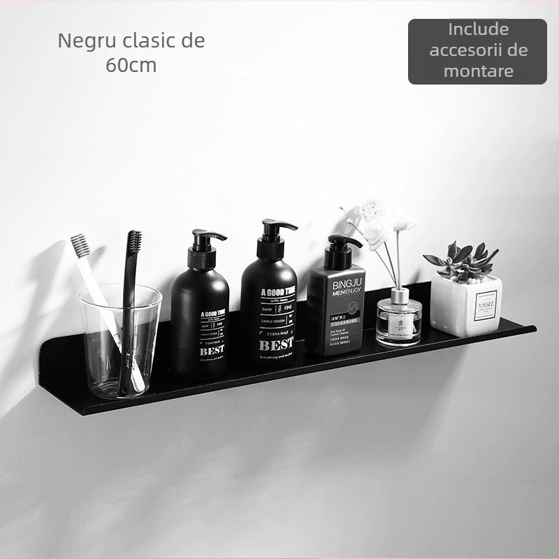 Raft de depozitare pentru baie, Aluminiu Space, încărcare 20 kg, strat unic, suprafață cu pulverizare fără praf, tavă de scurgere anti-oxidare, Wenzhou, Zhejiang