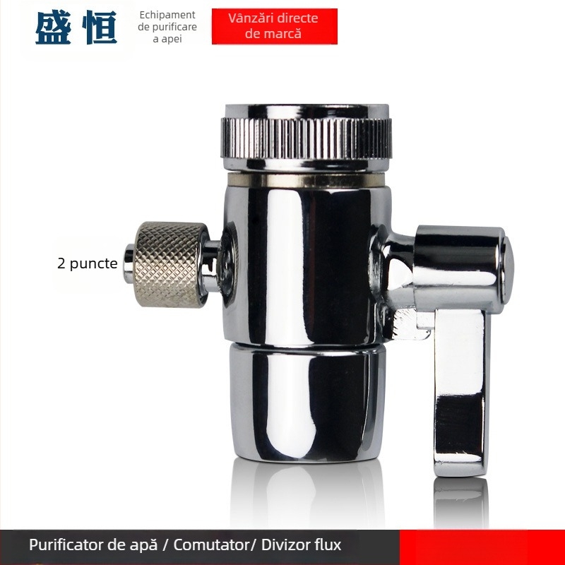 Valvă comutatoare pentru purificatorul de apă, cupru, placare electroplatină, separator de apă, 100°C