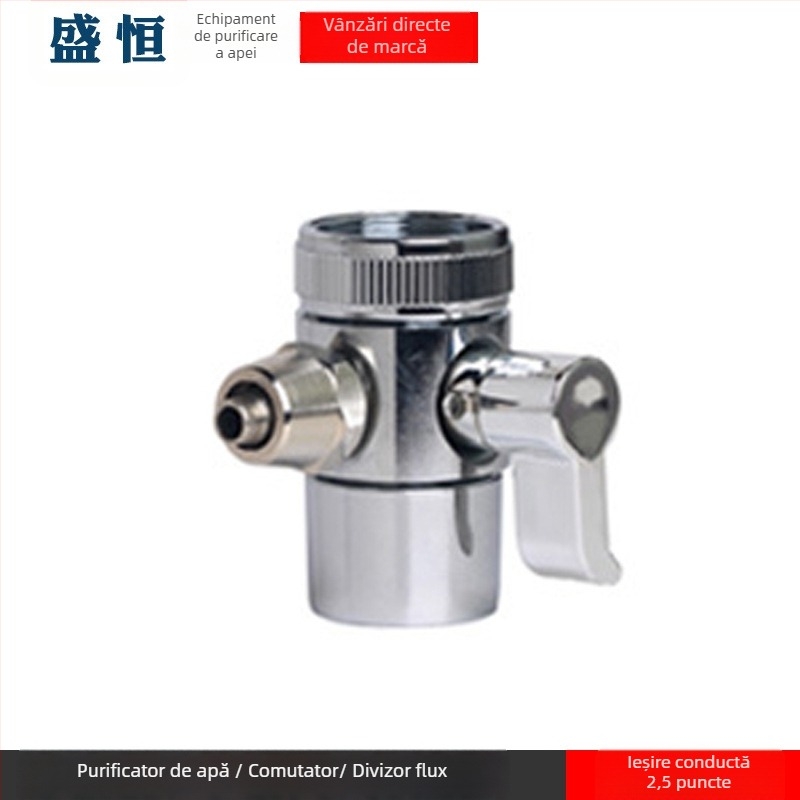 Valvă comutatoare pentru purificatorul de apă, cupru, placare electroplatină, separator de apă, 100°C