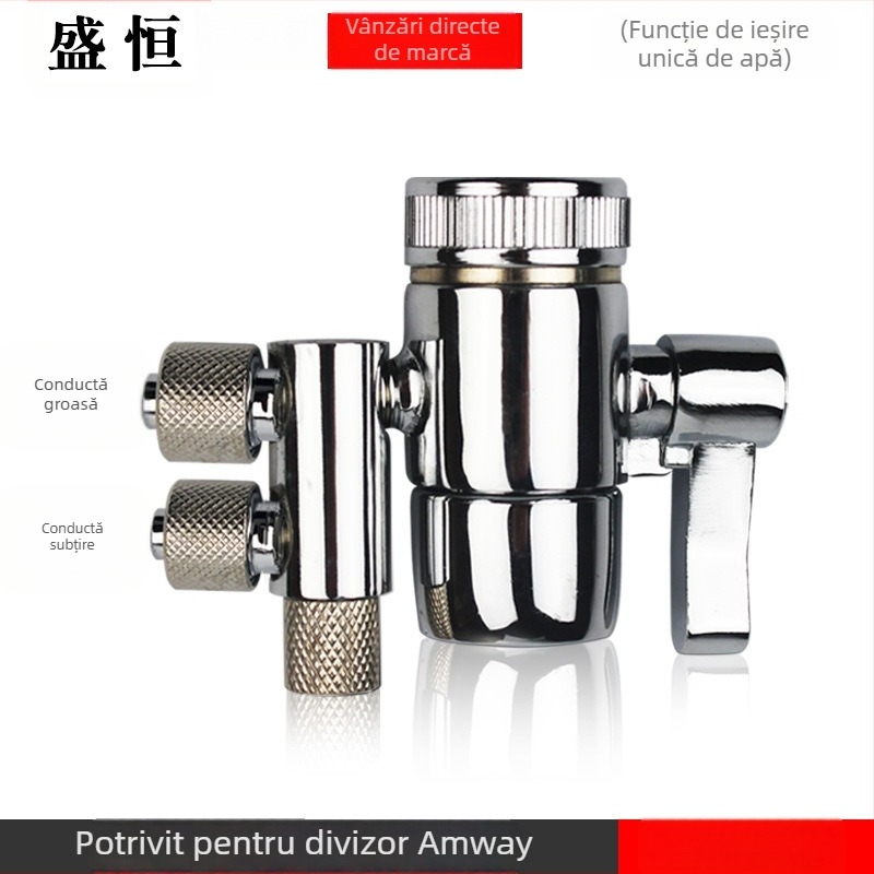 Valvă comutatoare pentru purificatorul de apă, cupru, placare electroplatină, separator de apă, 100°C