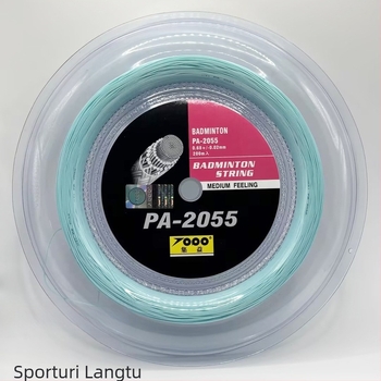 Șnur pentru racquet de badminton și tenis de masă (material: fibră de nailon de înaltă rezistență; origine: Fujian; sporturi aplicabile: badminton și tenis de masă)