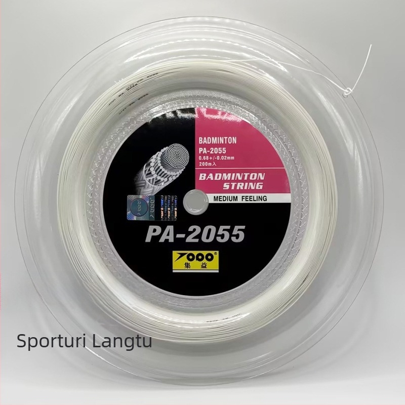 Șnur pentru racquet de badminton și tenis de masă (material: fibră de nailon de înaltă rezistență; origine: Fujian; sporturi aplicabile: badminton și tenis de masă)