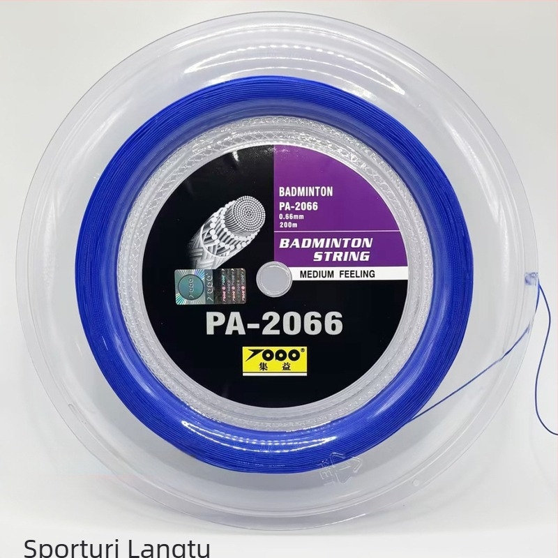 Șnur pentru racquet de badminton și tenis de masă (material: fibră de nailon de înaltă rezistență; origine: Fujian; sporturi aplicabile: badminton și tenis de masă)