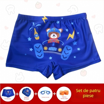 Slipuri de baie pentru băieți – Hai Shilin, poliester 88%, greutate 300 g/m², stil boxer