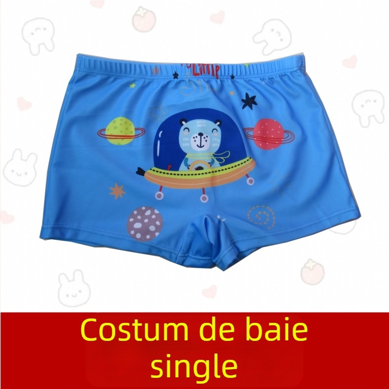 Slipuri de baie pentru băieți – Hai Shilin, poliester 88%, greutate 300 g/m², stil boxer
