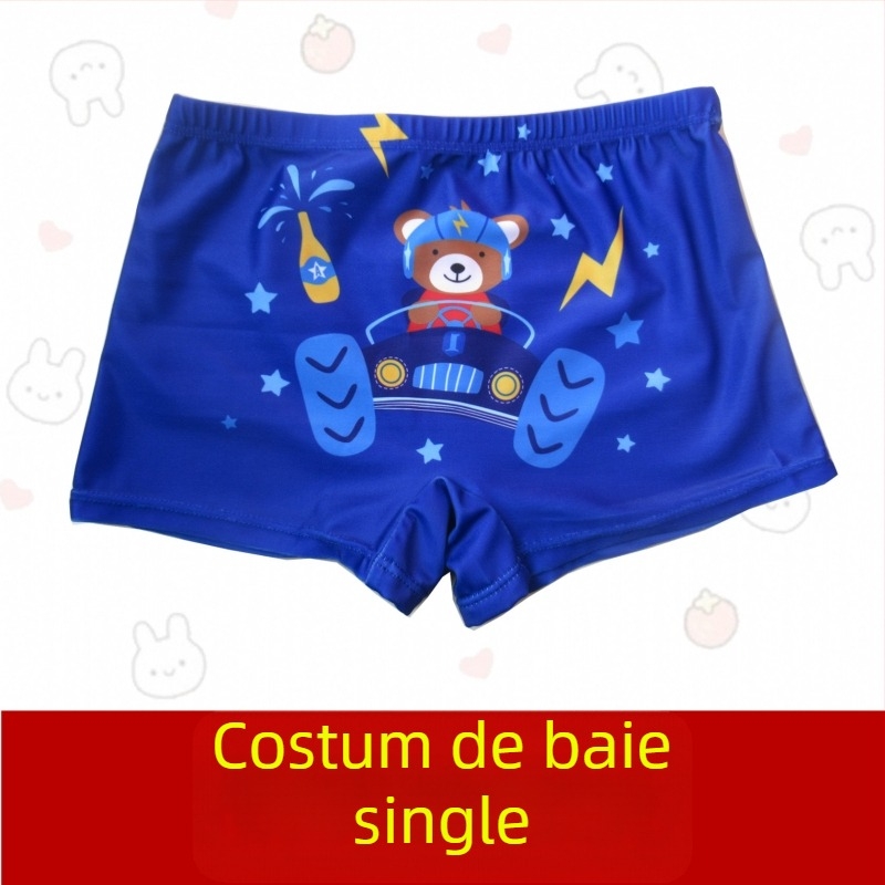 Slipuri de baie pentru băieți – Hai Shilin, poliester 88%, greutate 300 g/m², stil boxer
