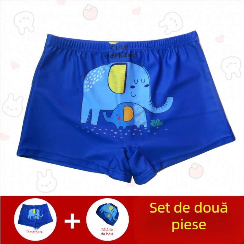 Slipuri de baie pentru băieți – Hai Shilin, poliester 88%, greutate 300 g/m², stil boxer