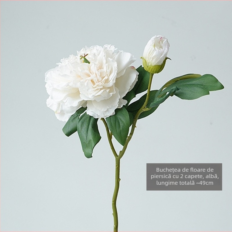 Buchet de bujori cu flori de mătase și margini grillate de Artistic Shadow