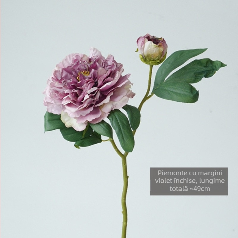 Buchet de bujori cu flori de mătase și margini grillate de Artistic Shadow