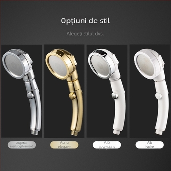 Set duș cu cap de duș portabil, funcție ploaie, HS2018, ABS, 0–90°C, 1 MPa