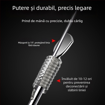Cârlig de pescuit cu design sleeve (Jinhaixi/Izu), dublu, pentru pescuit în râu, ambalare 100 buc