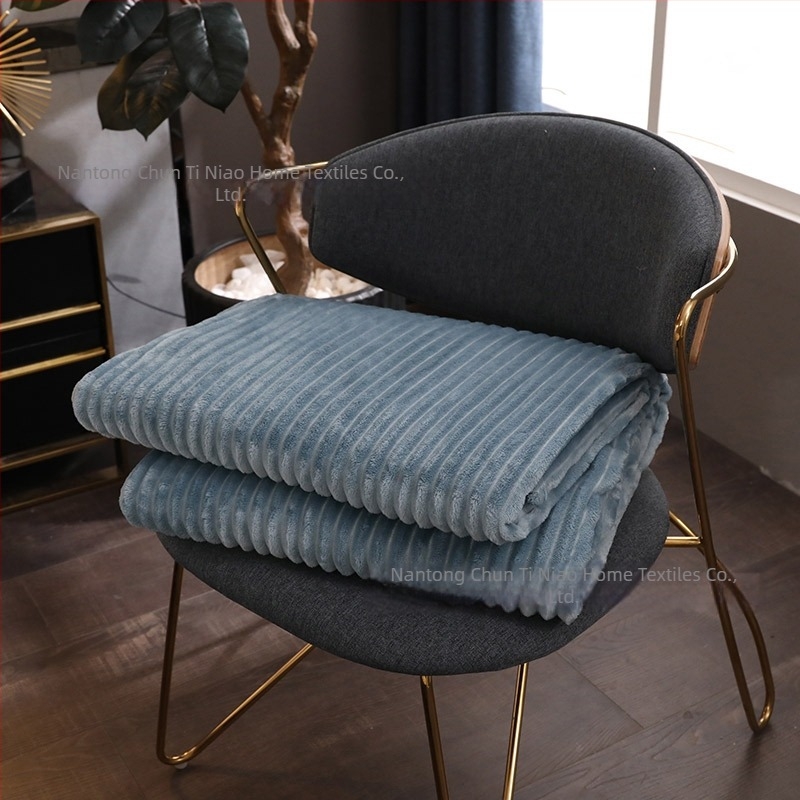 Pătură Coral Fleece Magic Velvet, culoare solidă, pentru odihnă și relaxare