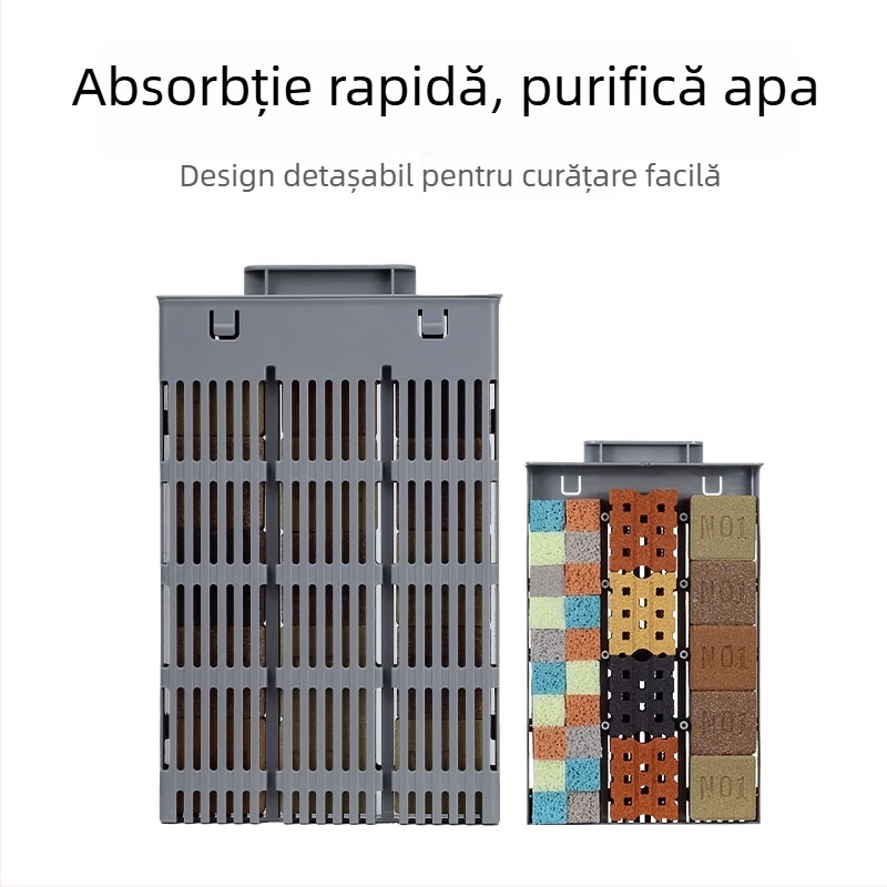 Kit de modificare a filtrării pentru Xiaomi Smart Fish Tank – actualizare a camerei de încălzire fizico-biochemică, set complet de accesorii