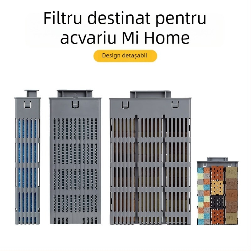 Kit de modificare a filtrării pentru Xiaomi Smart Fish Tank – actualizare a camerei de încălzire fizico-biochemică, set complet de accesorii