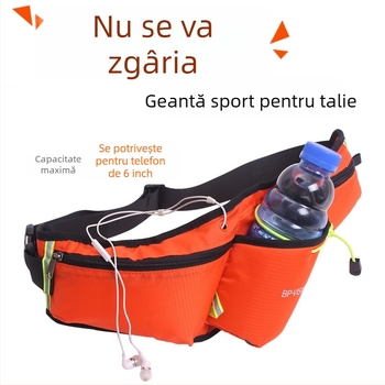 Borsetă de talie sport pentru apă și telefon — nailon, impermeabil, respirabil, ușor, antifurt