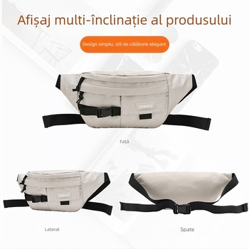 Geantă Crossbody, Unisex, material Oxford, respirabilă, impermeabilă, ultra-ușoară, Modelul 049