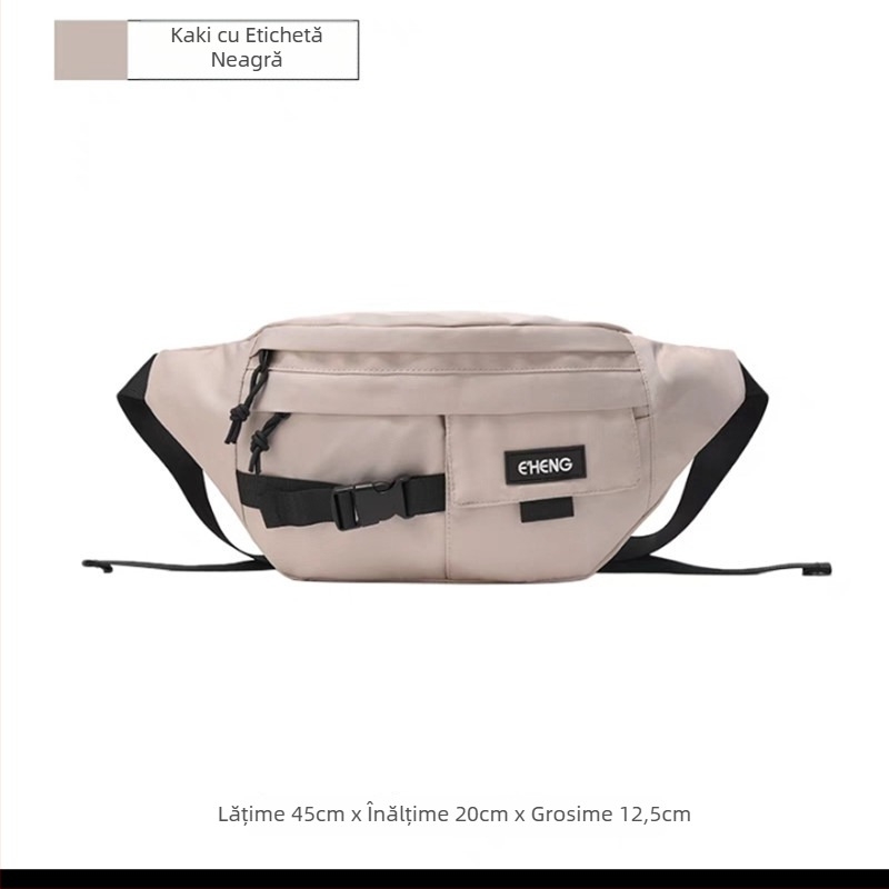 Geantă Crossbody, Unisex, material Oxford, respirabilă, impermeabilă, ultra-ușoară, Modelul 049