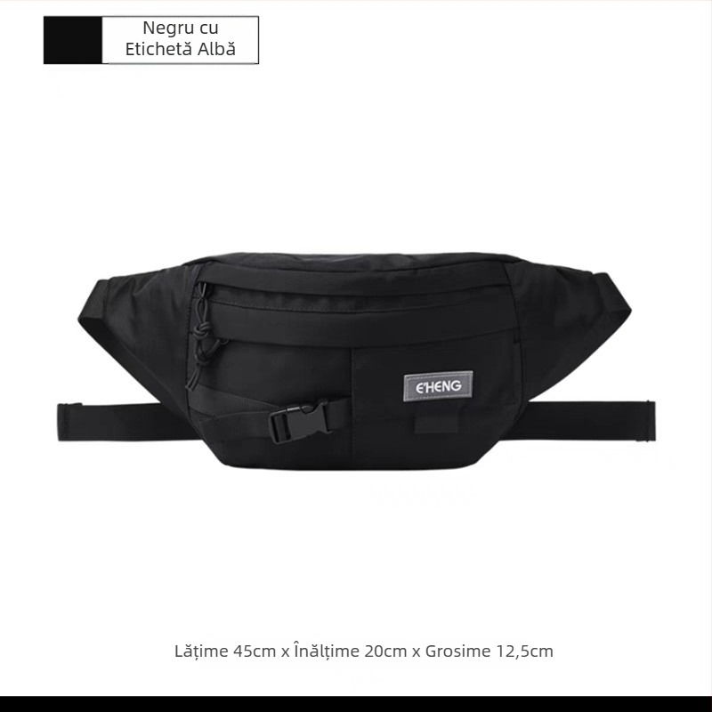 Geantă Crossbody, Unisex, material Oxford, respirabilă, impermeabilă, ultra-ușoară, Modelul 049