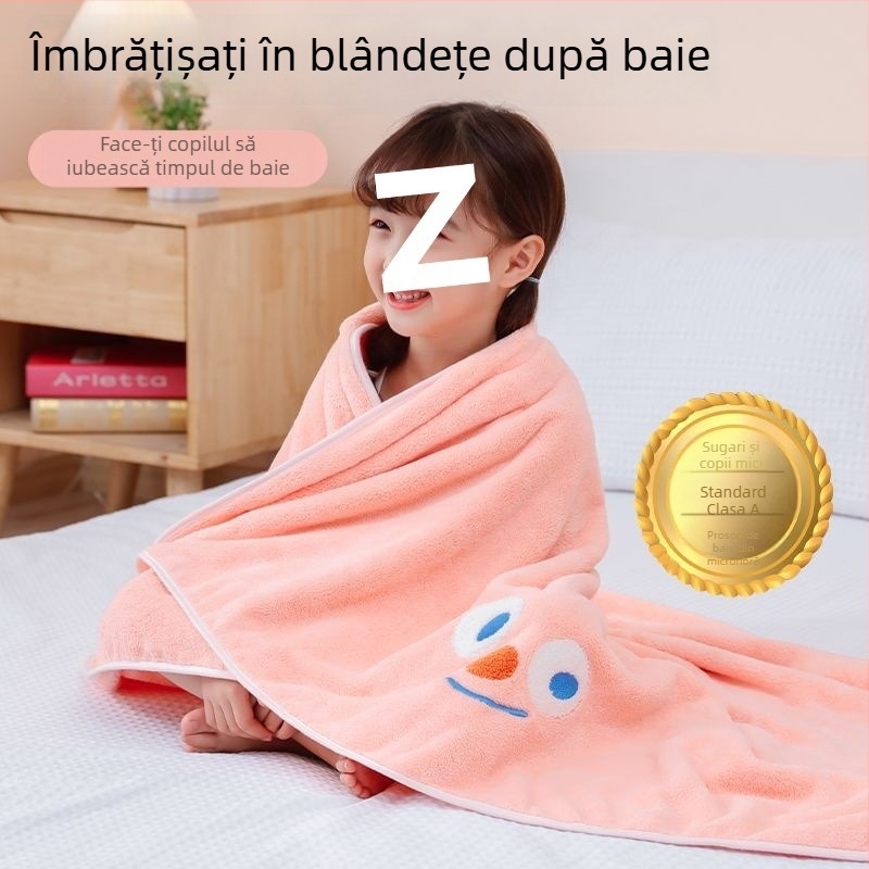 Cuvertură de baie pentru sugari din poliester, uscare rapidă, pătrată, dublă funcționalitate, toate anotimpurile, design simplu