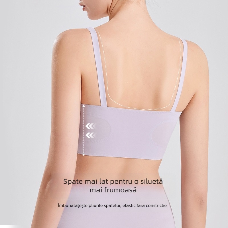 Sutien matern pentru alăptare, cupe modelate, din nylon, bretele detașabile pentru gât, fără fir sub bust, închidere pe spate cu trei rânduri