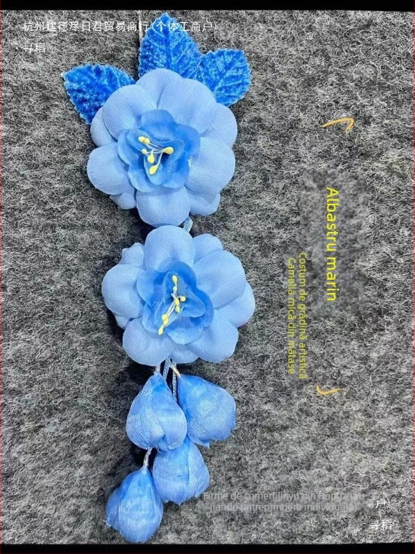 Headpiece Peking Opera, unisex, pentru dans popular, primăvara 2025, cu collar label și etichete