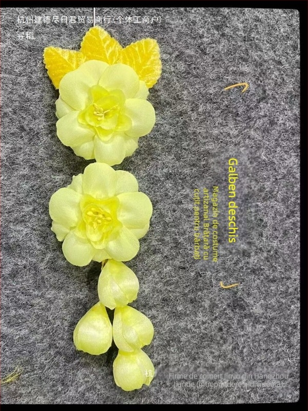 Headpiece Peking Opera, unisex, pentru dans popular, primăvara 2025, cu collar label și etichete