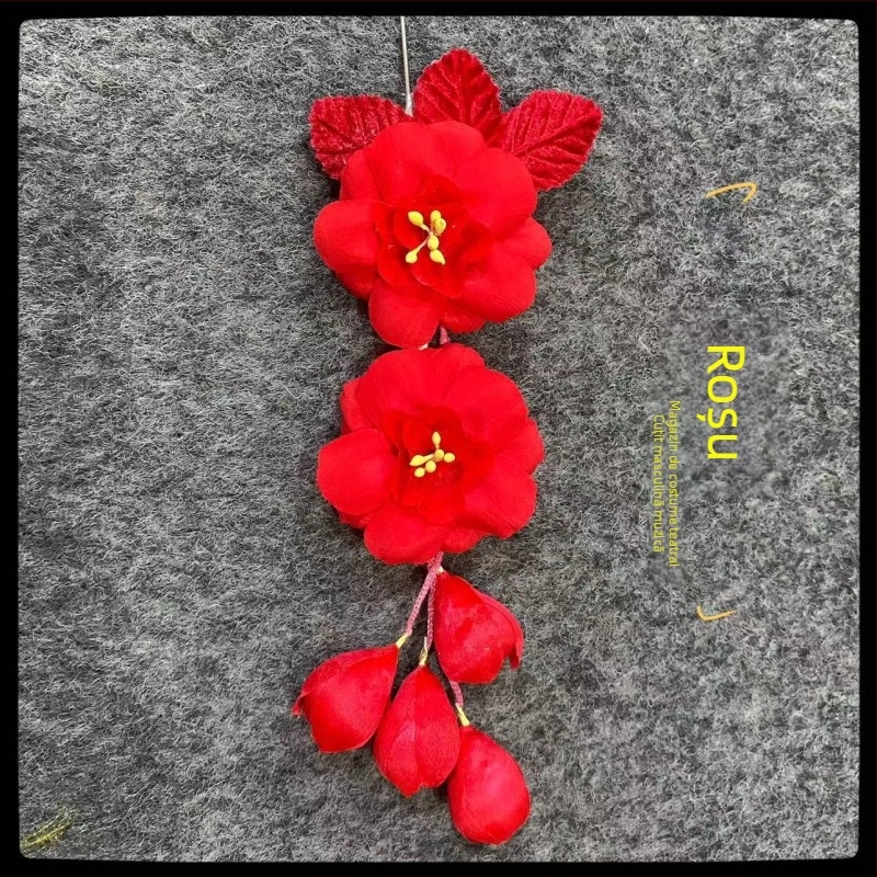 Headpiece Peking Opera, unisex, pentru dans popular, primăvara 2025, cu collar label și etichete