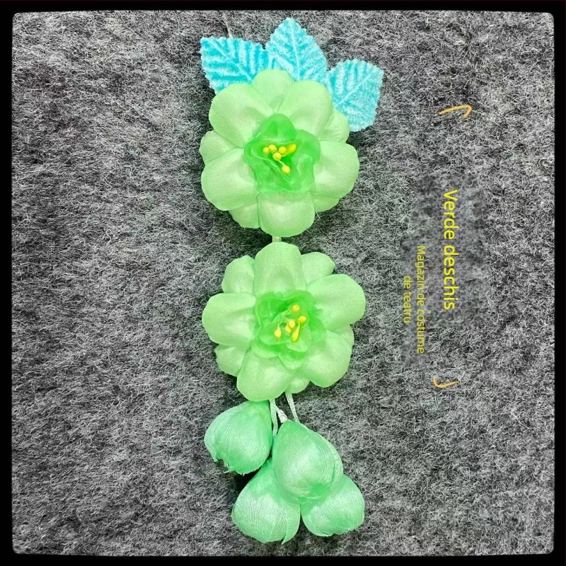 Headpiece Peking Opera, unisex, pentru dans popular, primăvara 2025, cu collar label și etichete