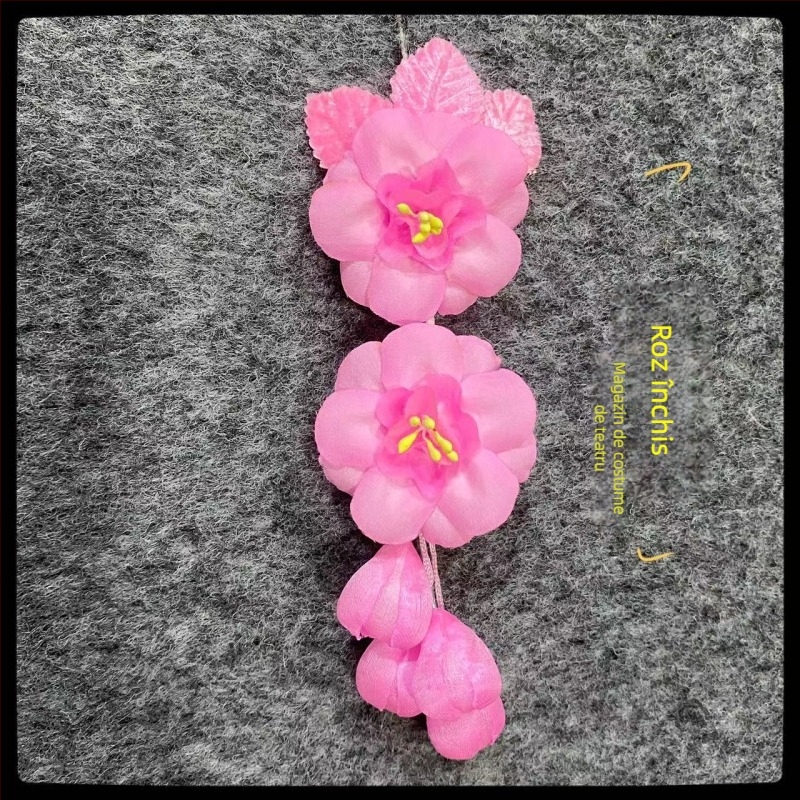 Headpiece Peking Opera, unisex, pentru dans popular, primăvara 2025, cu collar label și etichete