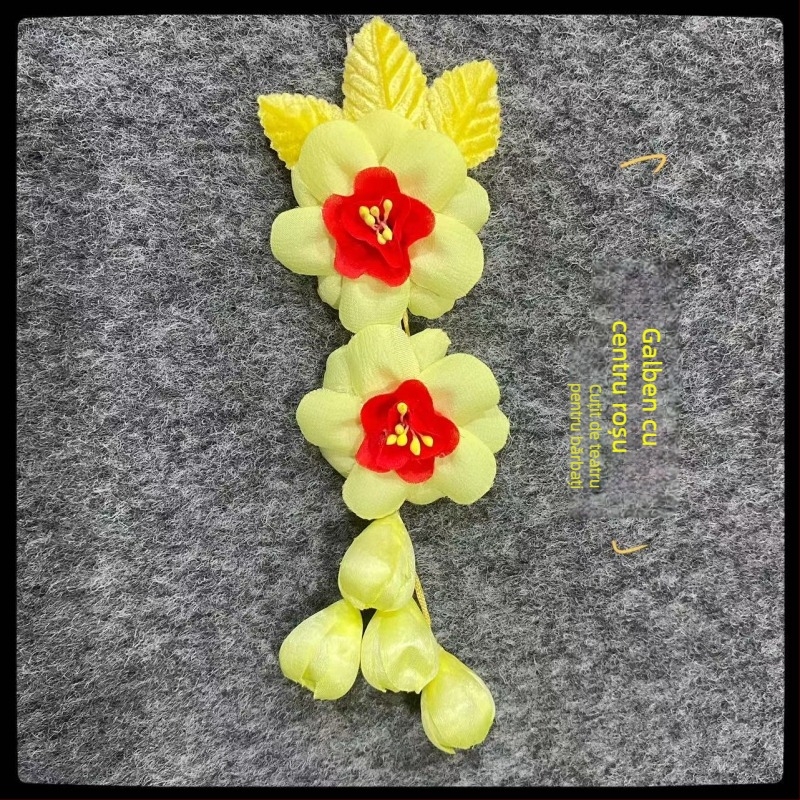 Headpiece Peking Opera, unisex, pentru dans popular, primăvara 2025, cu collar label și etichete