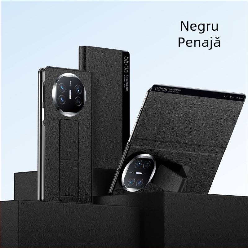 Carcasă Huawei Mate X5 – husă de protecție, stil business; material: placaj din lemn; compatibil cu Huawei Mate X5