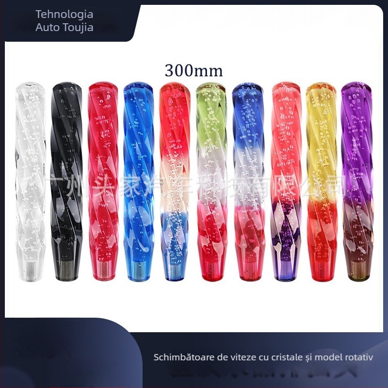 Mâner schimbător de viteze auto - cap din acril cristal, compatibil universal, modelul C0079, Head Home