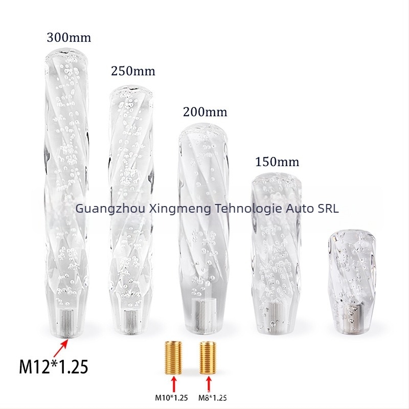 Mâner schimbător de viteze auto - cap din acril cristal, compatibil universal, modelul C0079, Head Home