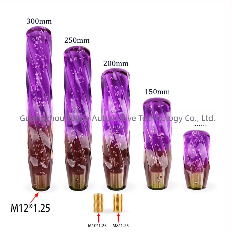 Mâner schimbător de viteze auto - cap din acril cristal, compatibil universal, modelul C0079, Head Home