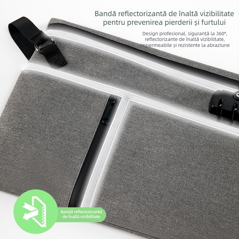 Sikadi Organizator pașaport & documente — Material Oxford, Anti-furt, Rezistent la apă, Respirabil, Captușeală Poliester